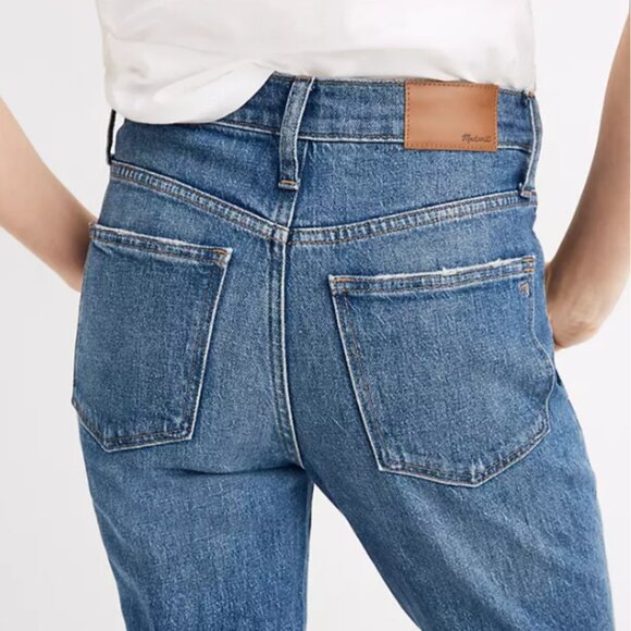 Madewell high-rise slim boyjean in Lavern Wash - Picture 2 of 7